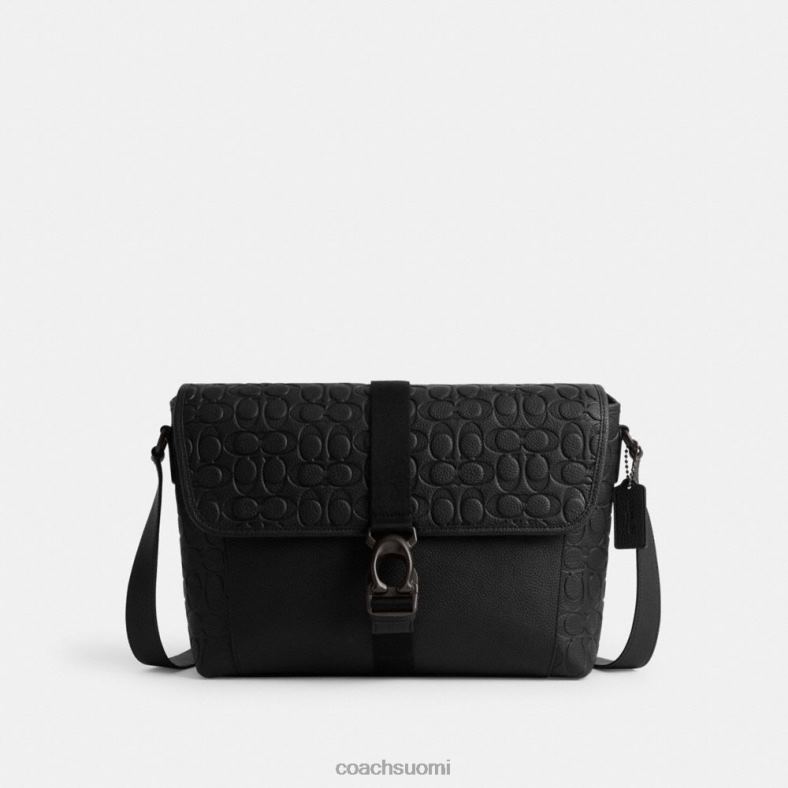 Coach miehet Beck Messenger merkkinahkaa musta VF6B6651