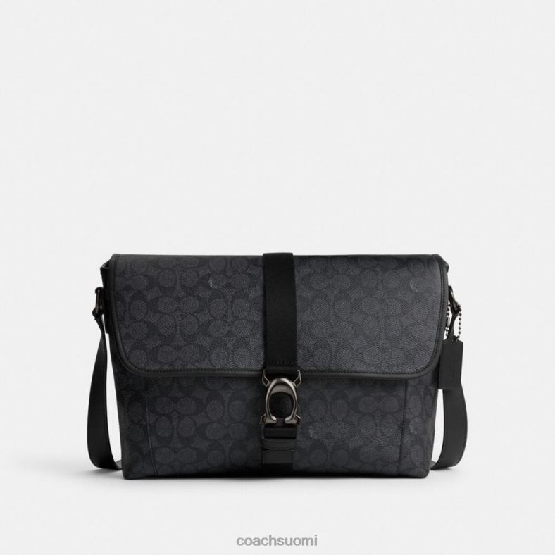 Coach miehet beck messenger allekirjoituskankaalla puuhiili VF6B6654