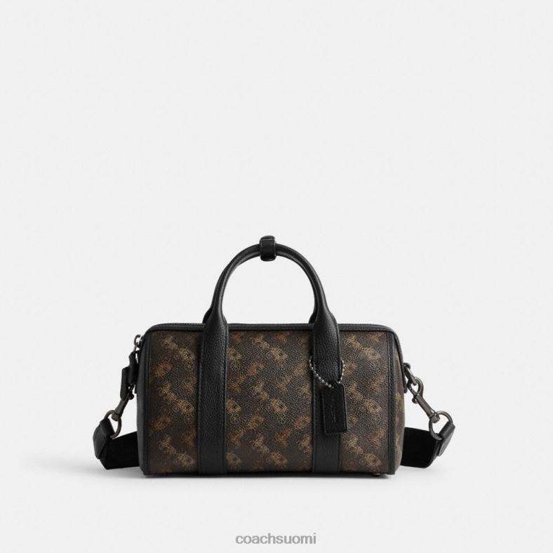 Coach miehet gotham duffle 24 hevos- ja vaunupainatuksella tryffeli/musta VF6B6658