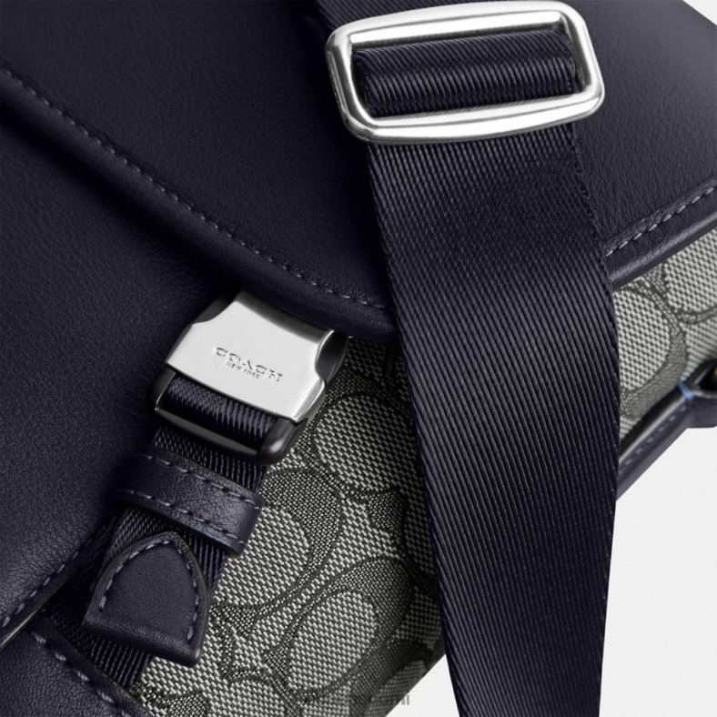 Coach miehet liigan pyörälaukku tunnusomaista jakardia keskiyön laivasto VF6B6665