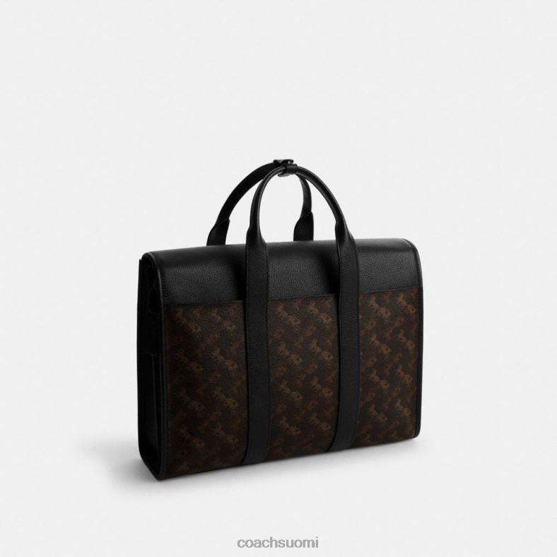 Coach miehet gotham-portfolio hevos- ja vaunupainatuksella tryffeli VF6B6619