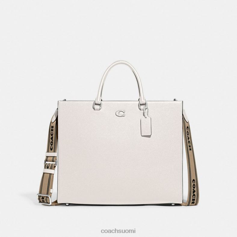 Coach miehet matkalaukku 40 tunnusomaisella kanvassisällä liitu VF6B6641