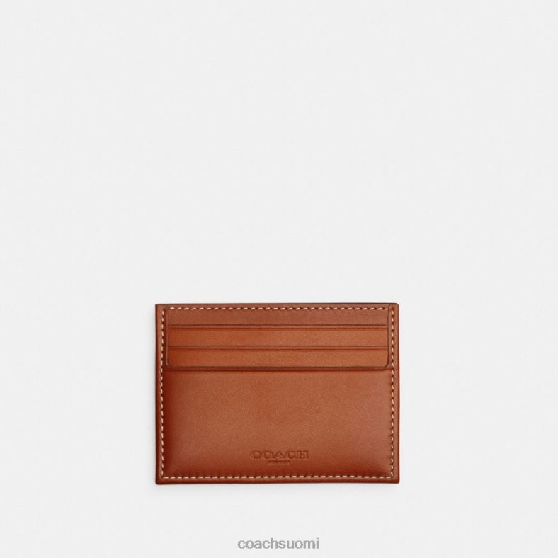 Coach miehet korttikotelo mikrosignature-jacquardilla kaakao/kiillotettu meripihka VF6B6725