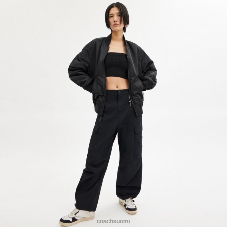 Coach miehet käännettävä ma-1 takki musta VF6B6753