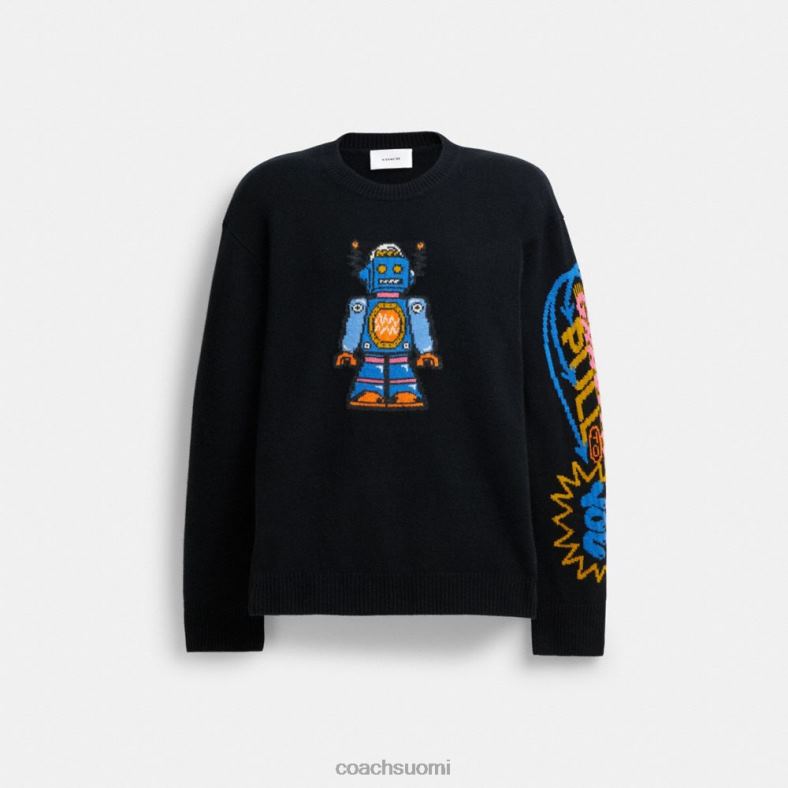 Coach miehet kosminen valmentaja pusero musta multi. VF6B6771