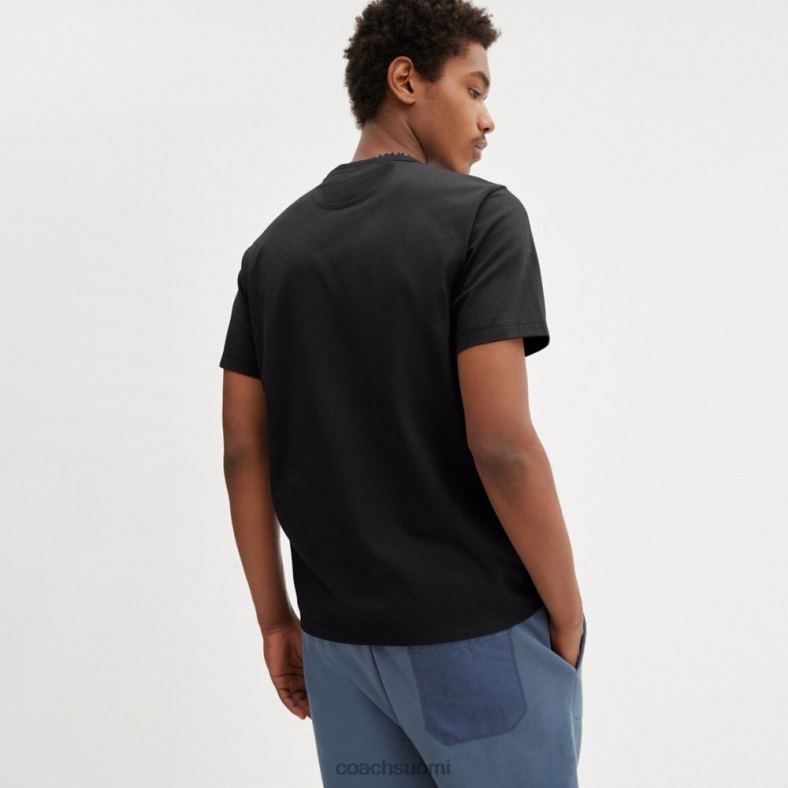 Coach miehet välttämätön t-paita musta VF6B6766