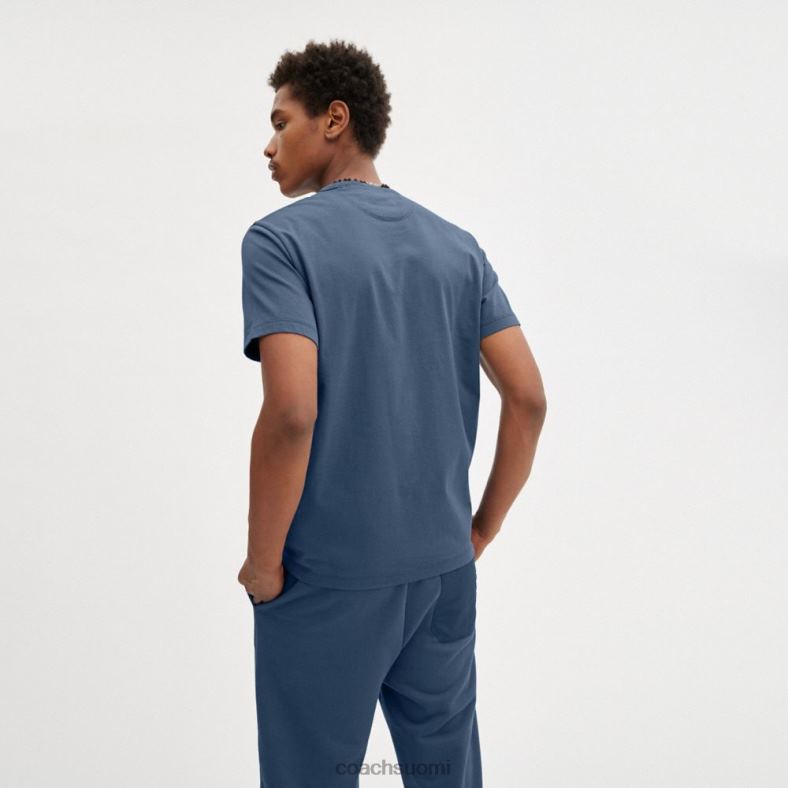 Coach miehet välttämätön t-paita sininen. VF6B6782