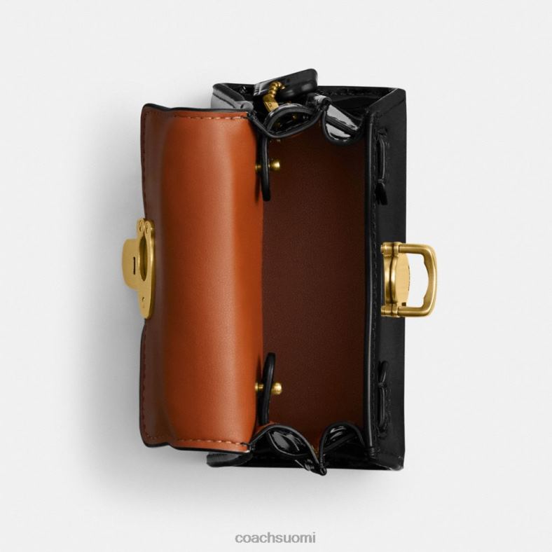 Coach naiset sammy-yläkahva 12 tunnusnahkaa b4/musta VF6B6212