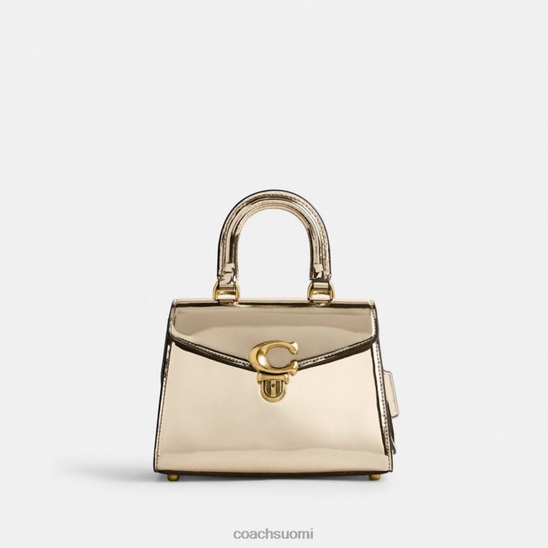 Coach naiset sammy yläkahva 21 hopeaa metallia b4/kulta VF6B6209