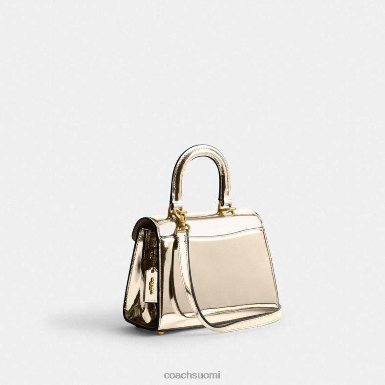 Coach naiset sammy yläkahva 21 hopeaa metallia b4/kulta VF6B6209