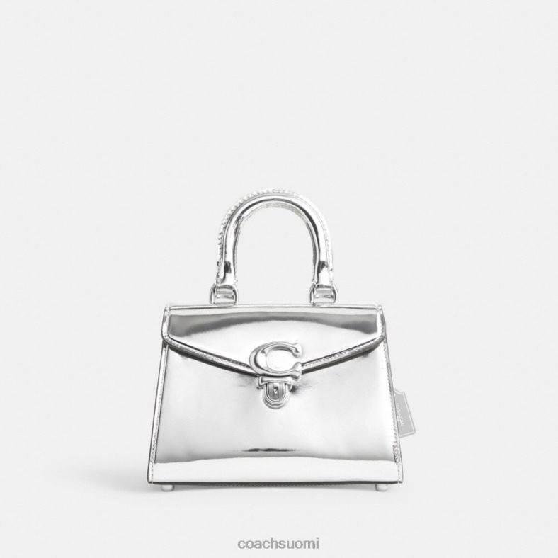 Coach naiset sammy yläkahva 21 hopeaa metallia lh / hopea VF6B6230