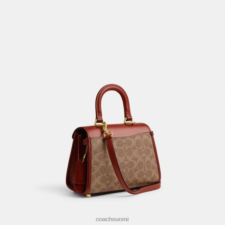Coach naiset sammy yläkahva 21 signature canvas b4/ruskea ruoste VF6B6246