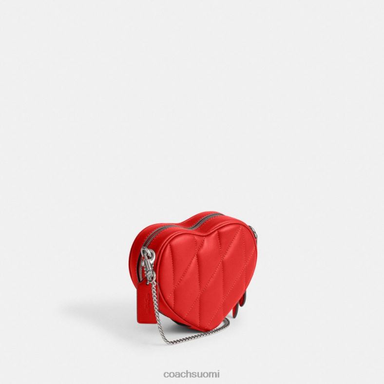 Coach naiset sydän crossbody 14 tyynytikkauksella lh/sport punainen VF6B6202