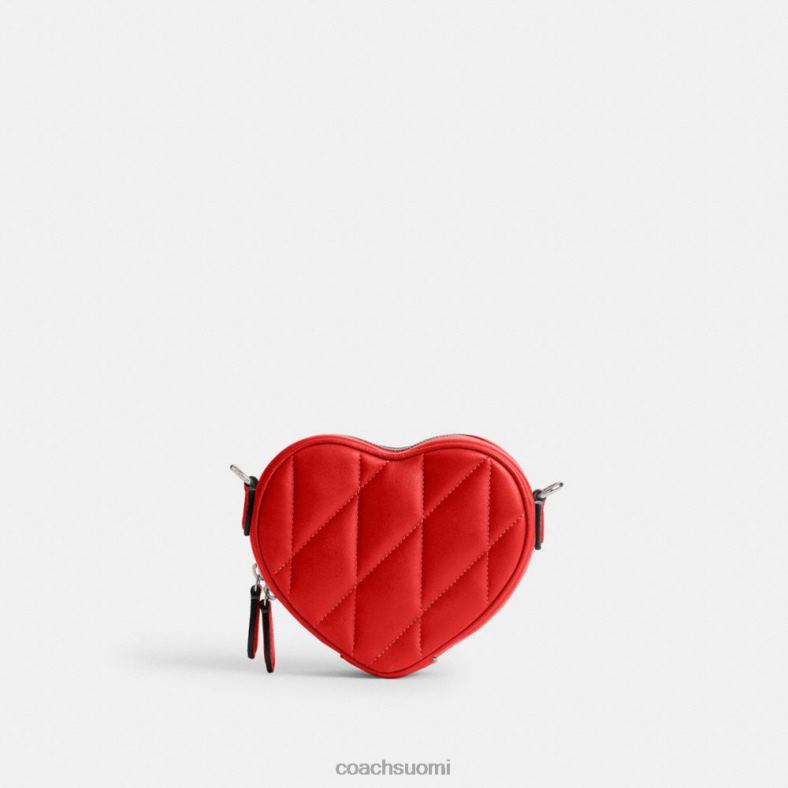 Coach naiset sydän crossbody 14 tyynytikkauksella lh/sport punainen VF6B6202