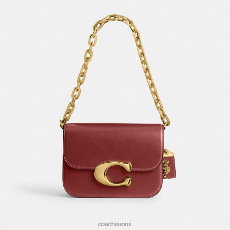 Coach naiset uudenvuoden idolilaukku lohikäärmeellä re/rubiininpunainen VF6B634