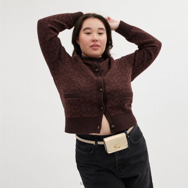 Coach naiset bandit korttikotelo vyölaukku b4/norsunluu VF6B6193