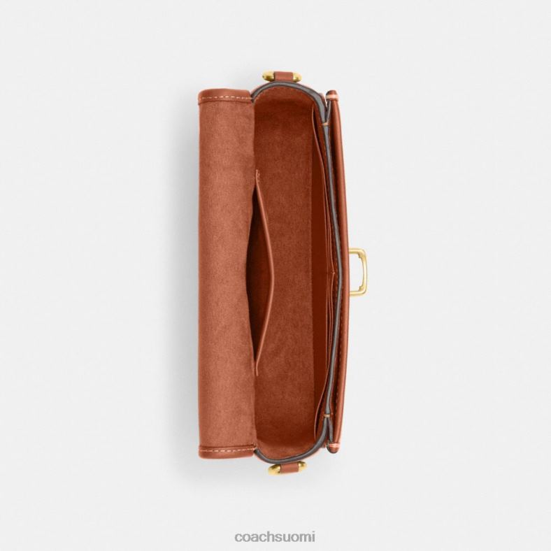 Coach naiset studio patonkilaukku tunnusomaista tekstiili-jakardia b4/kaakaokiillotettu amb VF6B6194