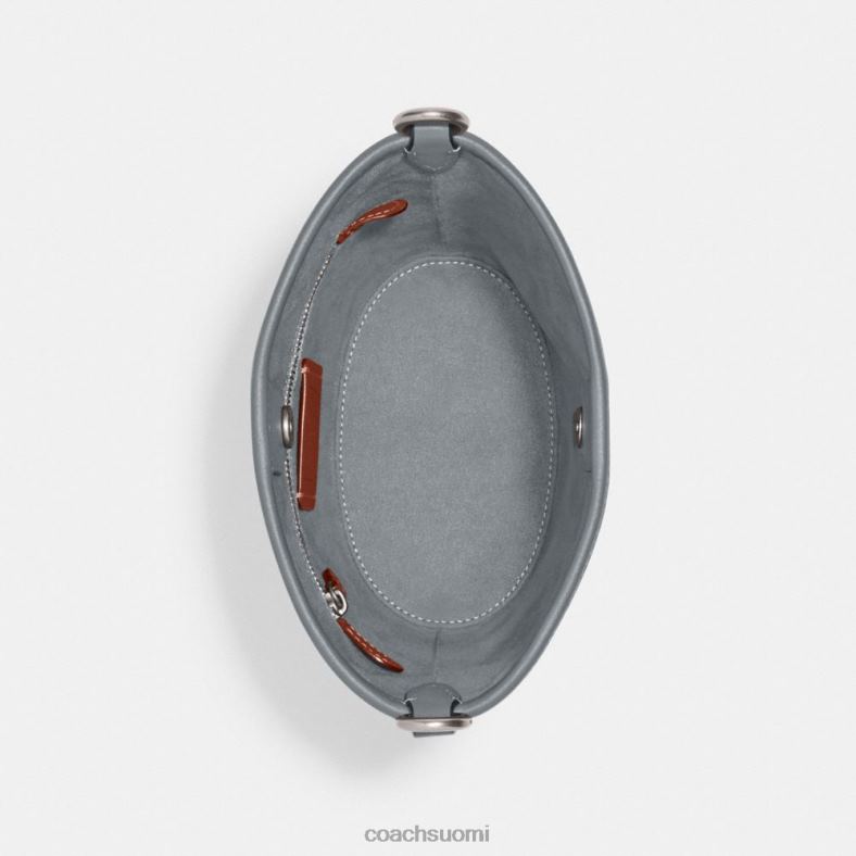 Coach naiset dakota bucket bag 16 lh/harmaa sininen VF6B6274