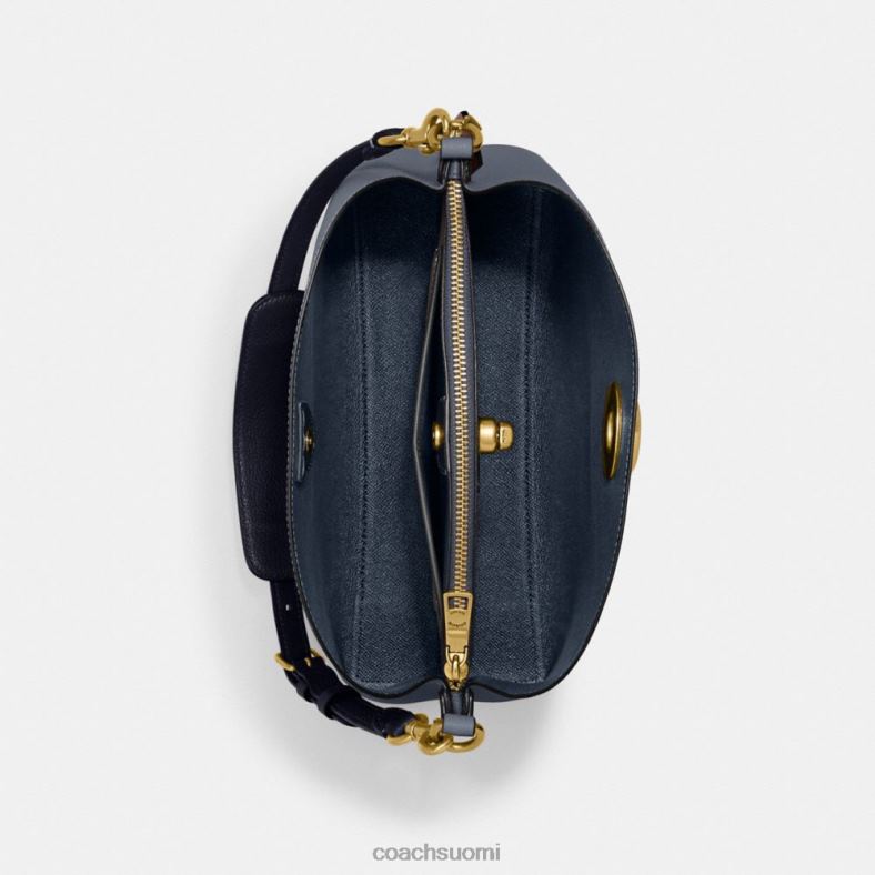 Coach naiset paju olkalaukku colorblockissa b4/denim VF6B6265