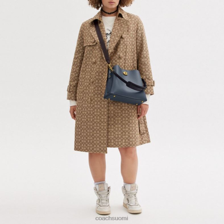 Coach naiset paju olkalaukku colorblockissa b4/denim VF6B6265