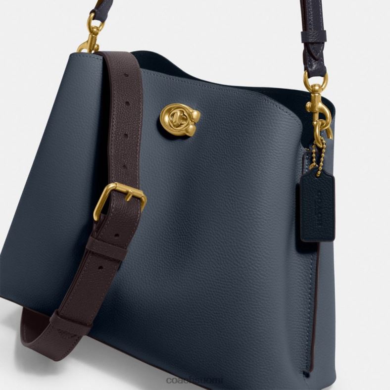 Coach naiset paju olkalaukku colorblockissa b4/denim VF6B6265