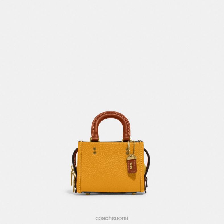 Coach naiset rogue 12 in colorblock regeneratiivista nahkaa b4/buttercup multi VF6B696