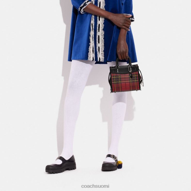 Coach naiset rogue 20 ruudullinen painatus lh/cherry multi VF6B683