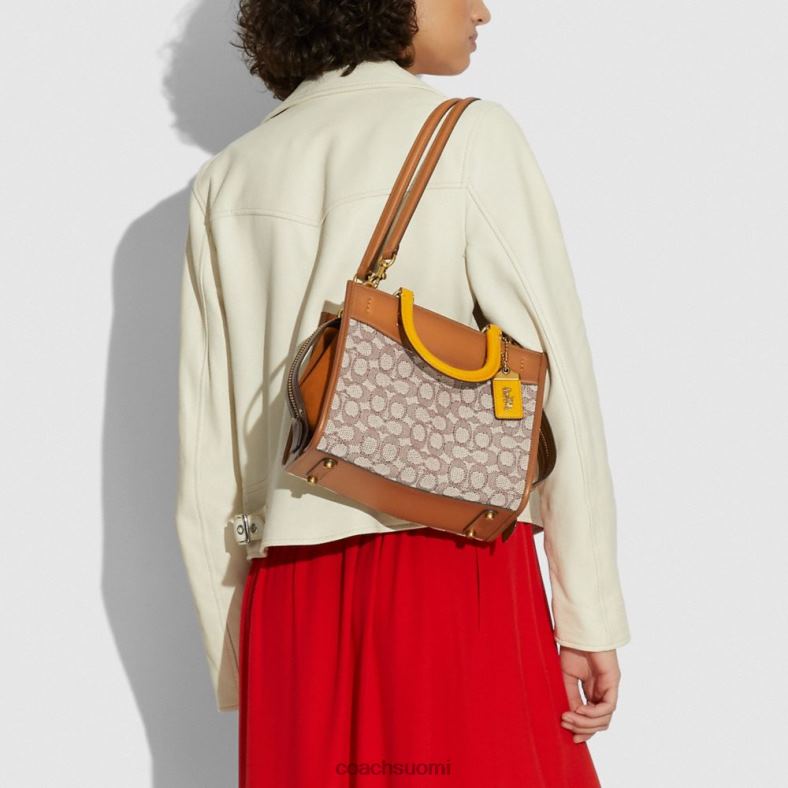 Coach naiset rogue 25 tunnustekstiili jacquard b4/kaakaokiillotettu amb VF6B695