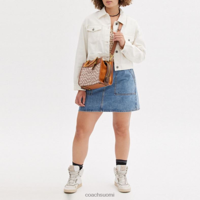 Coach naiset rogue 25 tunnustekstiili jacquard b4/kaakaokiillotettu amb VF6B695