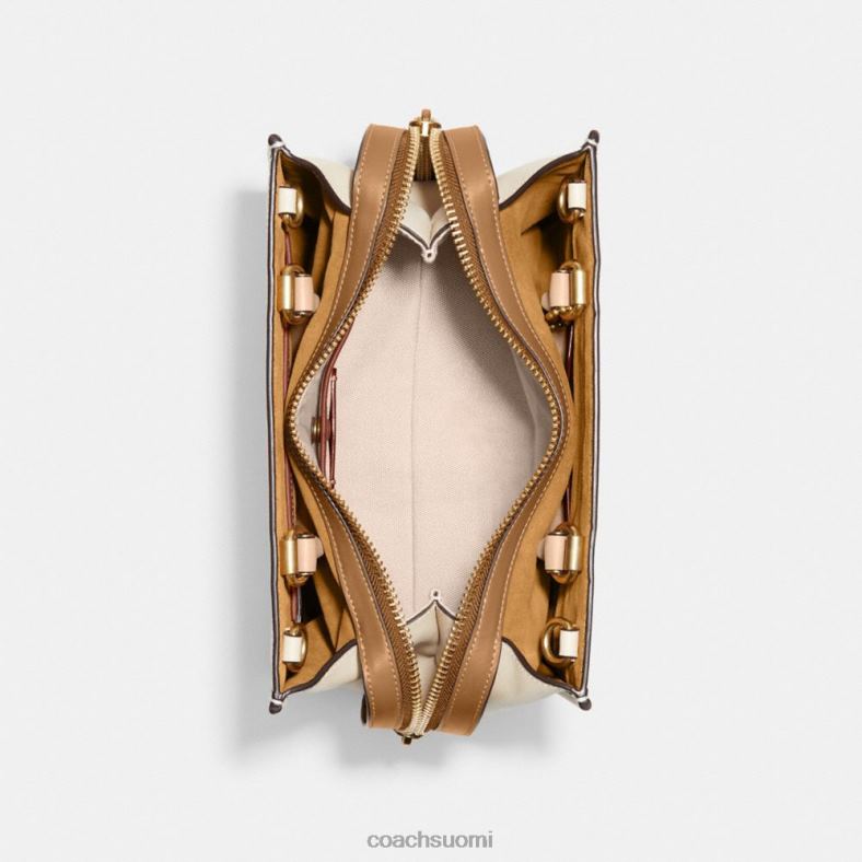 Coach naiset rogue 25 tunnustekstiili jacquard b4/liitu norsunluu multi VF6B679