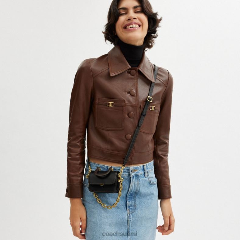 Coach naiset rogue yläkahva 12 colorblockissa b4/musta monitoimi VF6B691