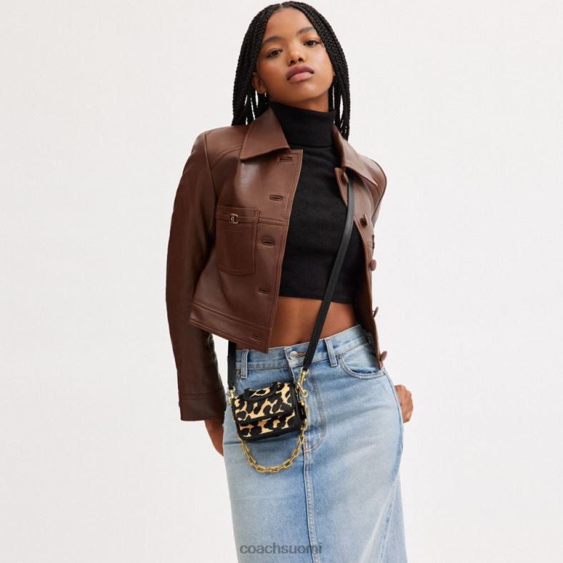 Coach naiset rogue yläkahva 12 leopardikuvioisella b4/leopardi VF6B693