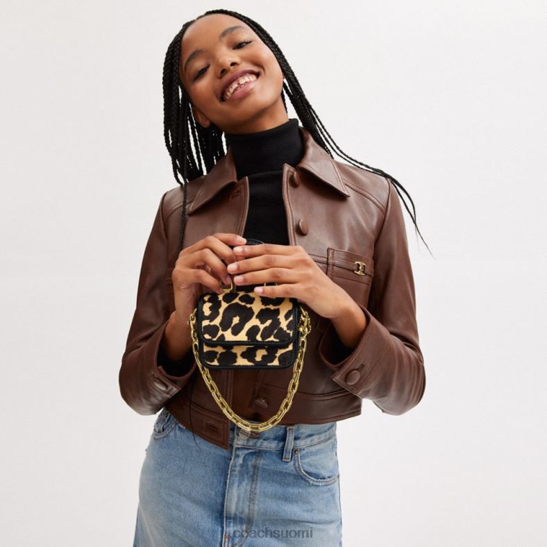 Coach naiset rogue yläkahva 12 leopardikuvioisella b4/leopardi VF6B693