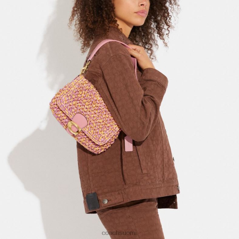 Coach naiset pehmeä tabby olkalaukku b4/vaaleanpunainen/oranssi VF6B6134