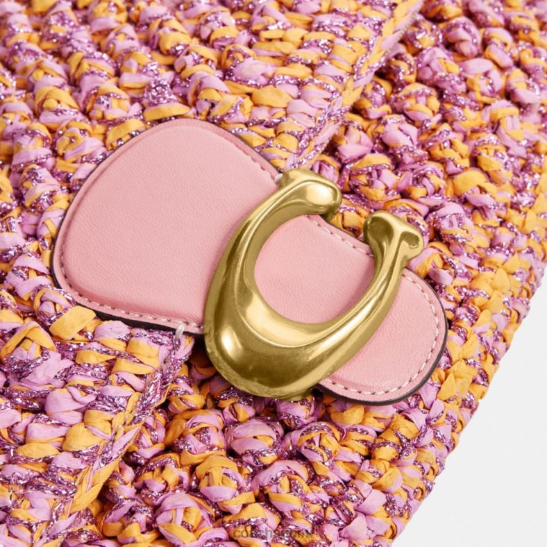 Coach naiset pehmeä tabby olkalaukku b4/vaaleanpunainen/oranssi VF6B6134