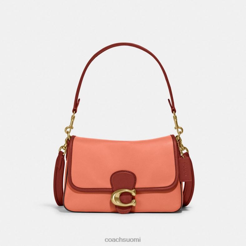 Coach naiset pehmeä tabby olkalaukku colorblock b4/light coral multi VF6B6126