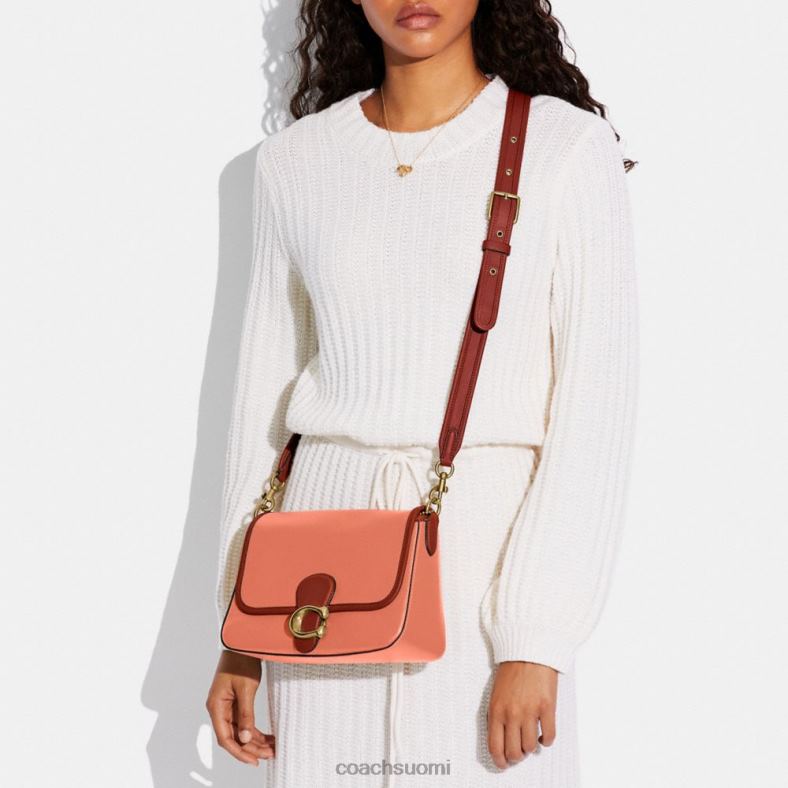 Coach naiset pehmeä tabby olkalaukku colorblock b4/light coral multi VF6B6126