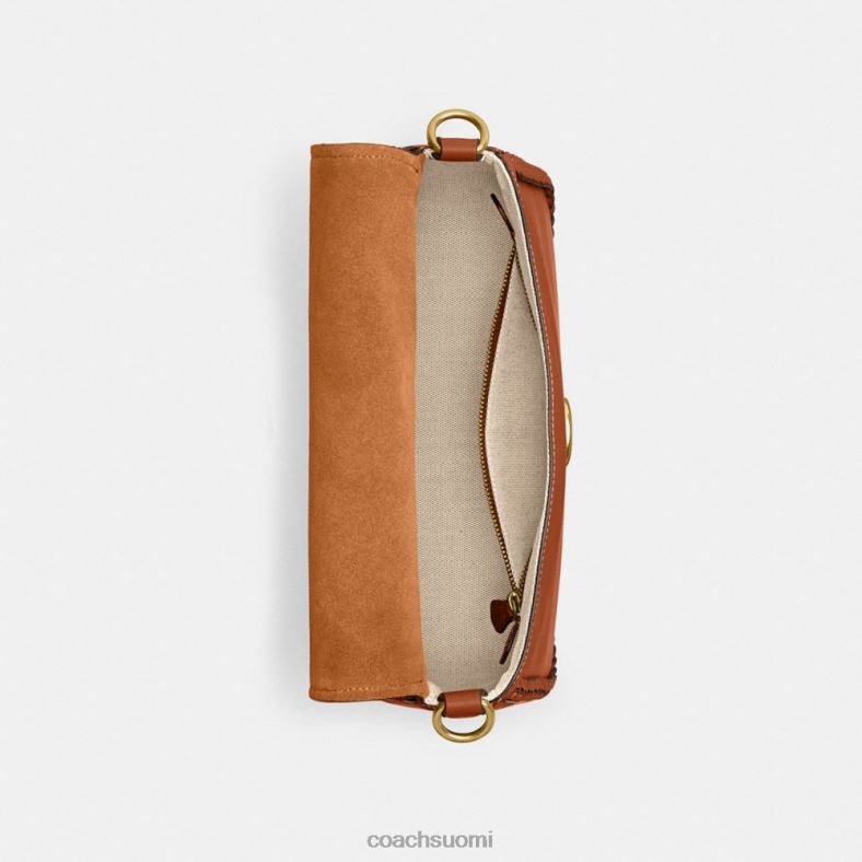 Coach naiset pehmeä tabby-olkalaukku, jossa punos b4/kiillotettu keltainen VF6B6122