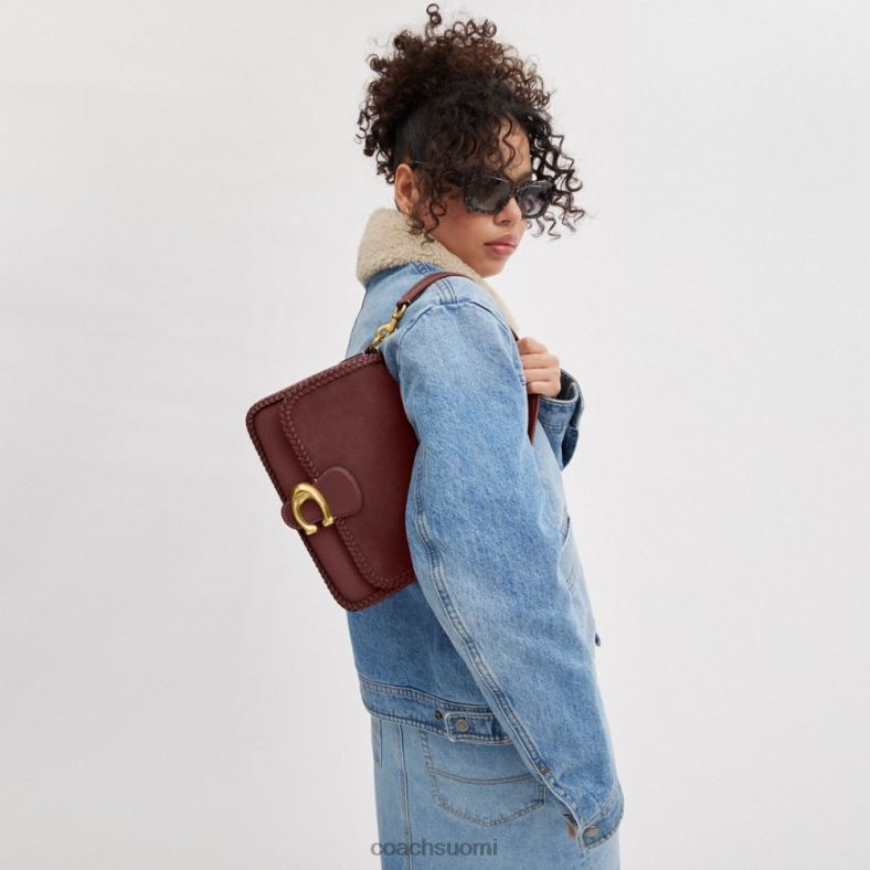 Coach naiset pehmeä tabby-olkalaukku, jossa punos b4/viini VF6B6129