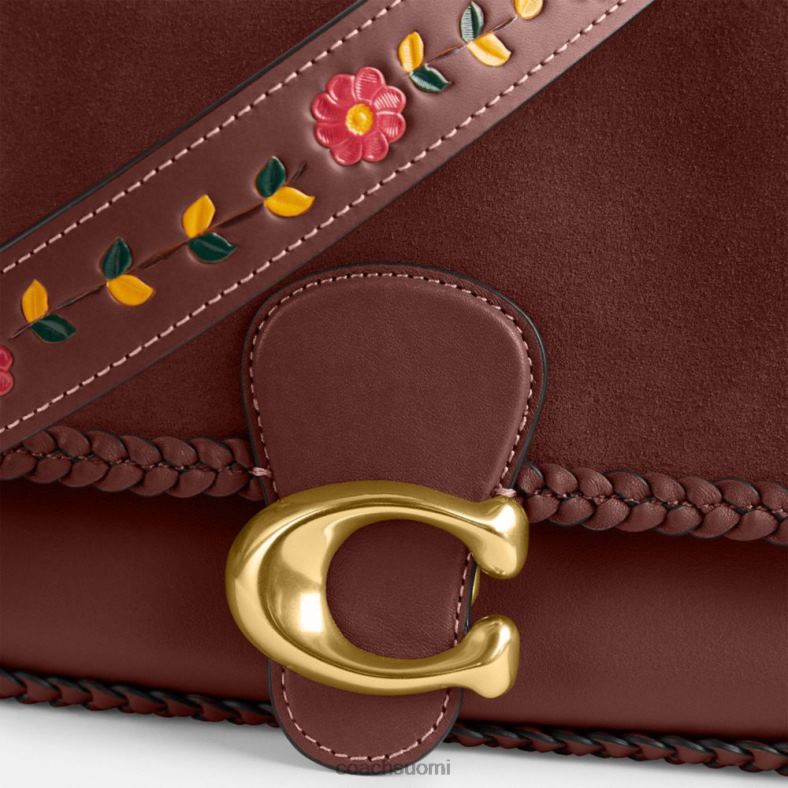 Coach naiset pehmeä tabby-olkalaukku, jossa punos b4/viini VF6B6129