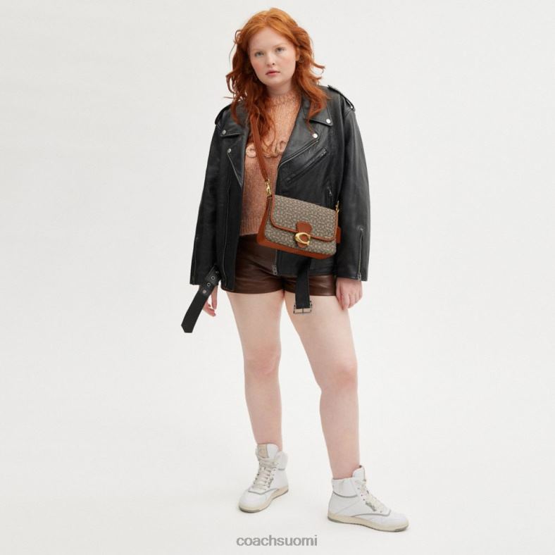 Coach naiset pehmeä tabby-olkalaukku mikrojakardia b4/kaakaokiillotettu amb VF6B6140