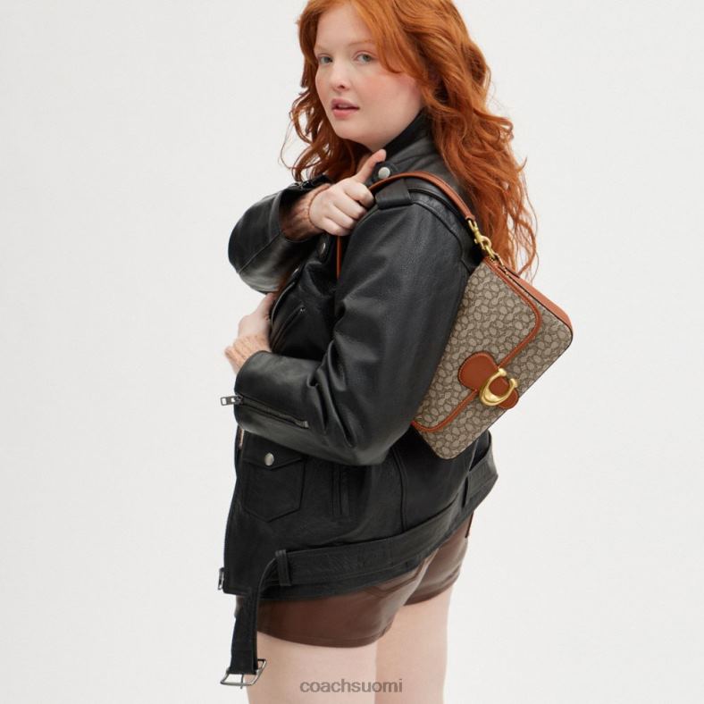 Coach naiset pehmeä tabby-olkalaukku mikrojakardia b4/kaakaokiillotettu amb VF6B6140