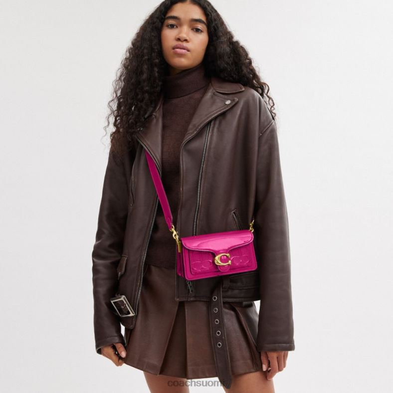 Coach naiset tabby olkalaukku 20 omaa nahkaa b4/magenta VF6B6146