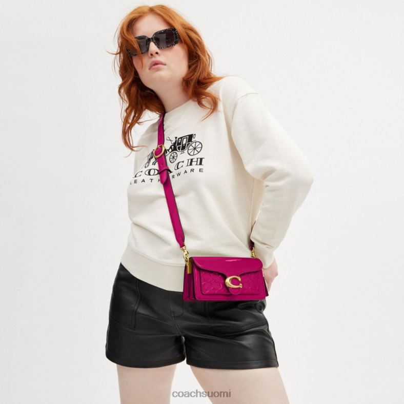Coach naiset tabby olkalaukku 20 omaa nahkaa b4/magenta VF6B6146