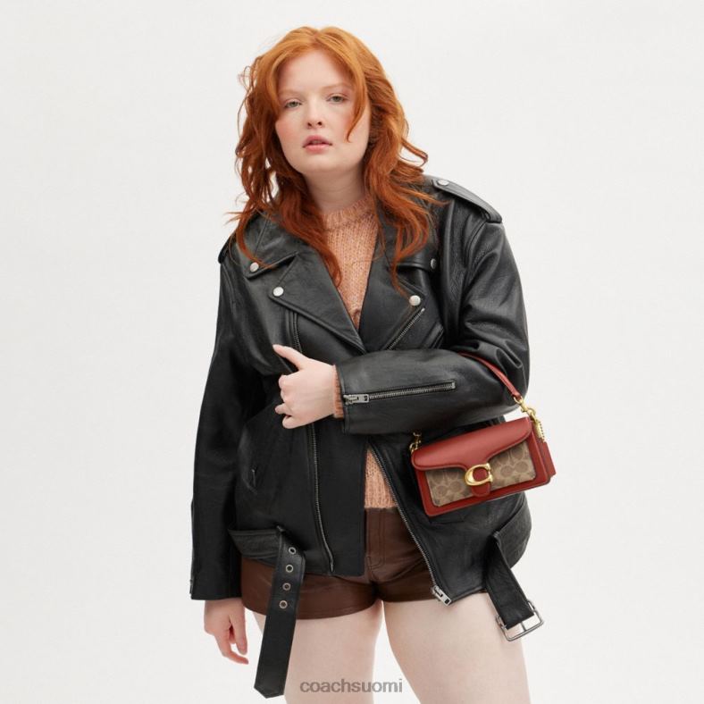 Coach naiset tabby olkalaukku 20 tunnuskankaasta b4/ruskea ruoste VF6B6137