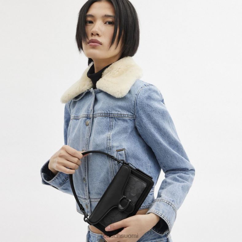 Coach naiset tabby olkalaukku 20 tunnuskankaasta mw/hiili/musta VF6B6101