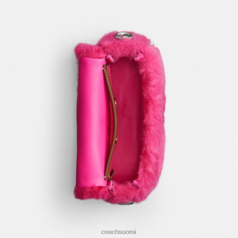 Coach naiset the lil nas x drop tabby 12 shearling lh/kirkas fuksia VF6B698