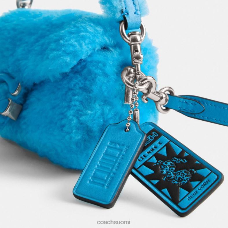 Coach naiset the lil nas x drop tabby 12 shearling lh/montero sininen VF6B699