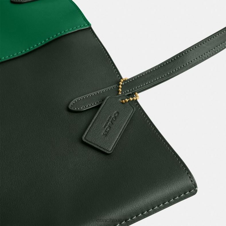 Coach naiset nomadi-laukku colorblockissa b4/vihreä monitoimi VF6B6301