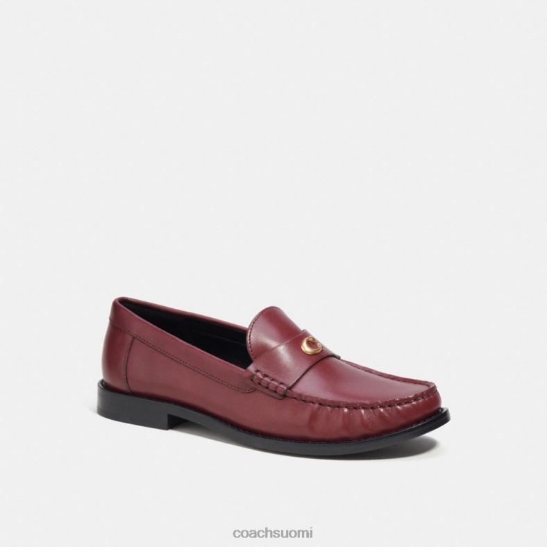 Coach naiset jolene loafer viiniä VF6B6395